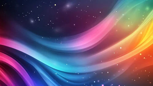 Ethereal Abstract Color Flow