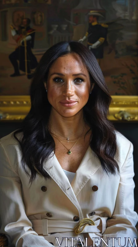 Refined Portrait of Meghan Markle