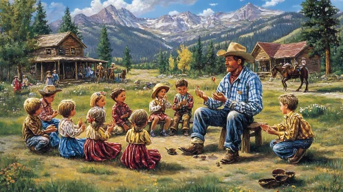 Outdoor Education with Cowboy