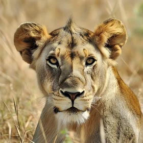 Portrait of a Lion