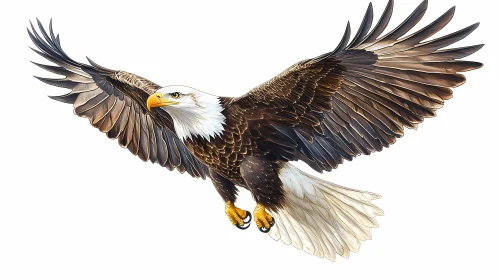 The Graceful Flight of an Eagle