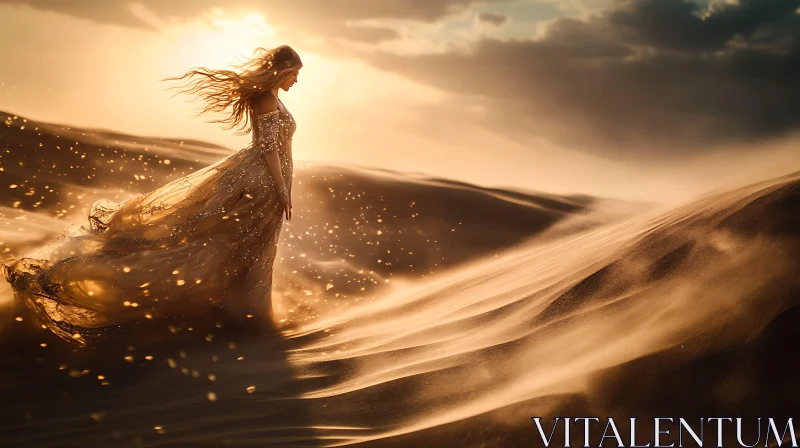 Golden Hour Desert Dream