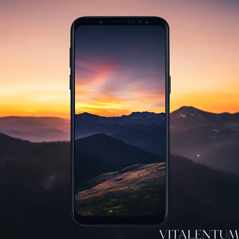 Sunset Mountain View on Mobile