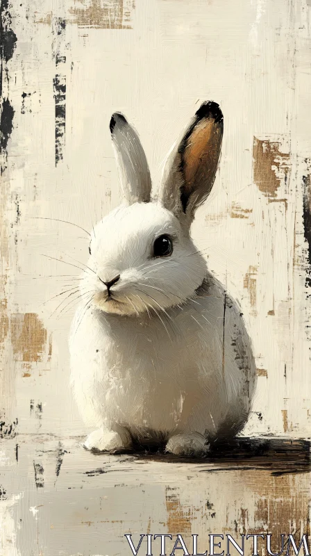Charming Rabbit Art Image