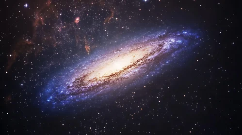 Cosmic Swirl - Galaxy Art