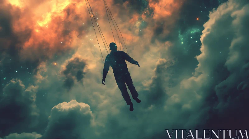 Floating dream in the clouds