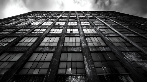 Grayscale Building Perspective