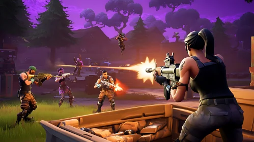 Fortnite Characters in Action