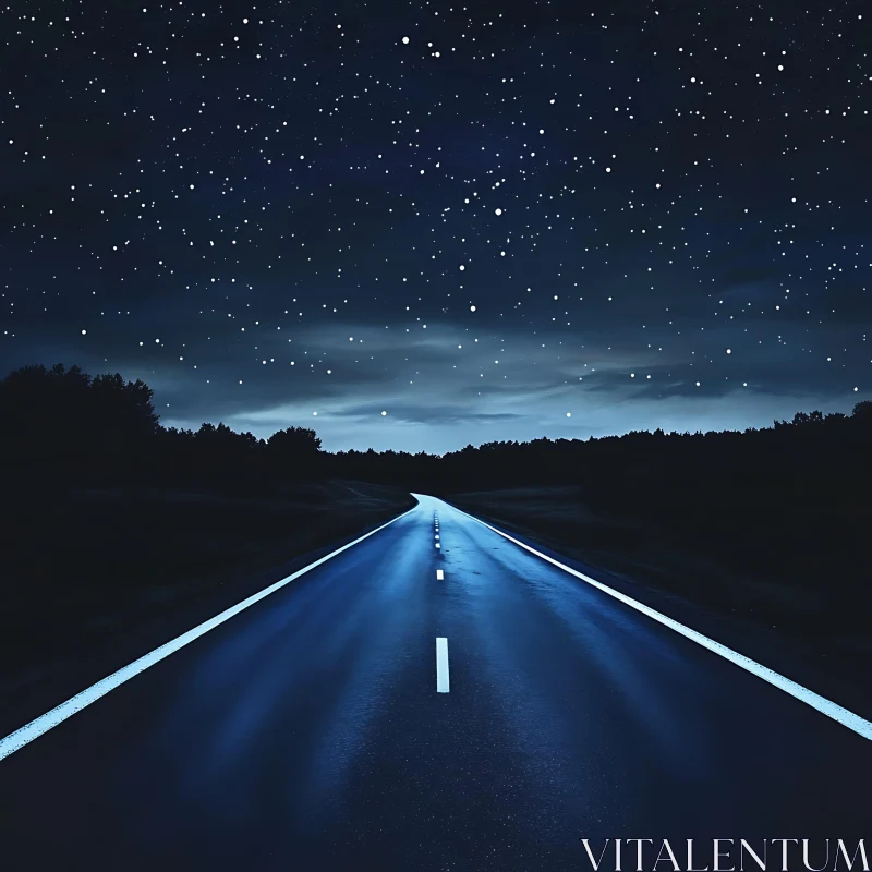 Road under the Stars