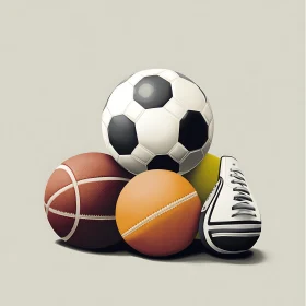 Balls and Shoe Arrangement