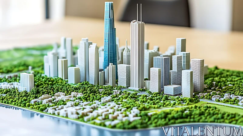 Architectural Miniature Cityscape