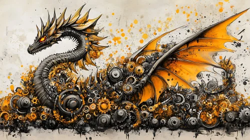 Gears and Scales: A Steampunk Dragon
