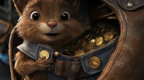 Mouse with Treasure