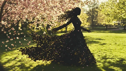 Leaf Dress Silhouette