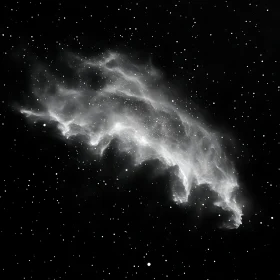 Monochrome Cosmic Cloud