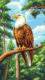 Bald Eagle in Natural Habitat