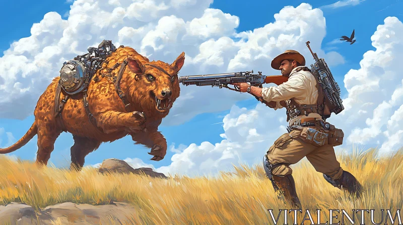 Hunter vs Steampunk Beast Showdown