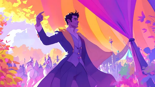 Circus Master's Grand Entrance Art