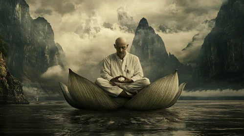 Stillness in Bloom: A Meditative Journey
