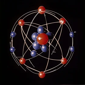 Stylized Atom Model
