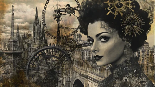 Gears and Grace: A Steampunk Portrait