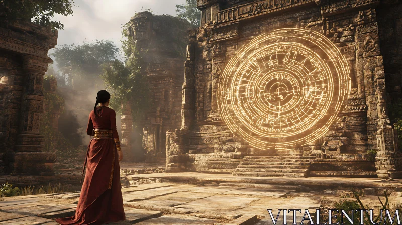 Ancient Ruins and Magical Circle