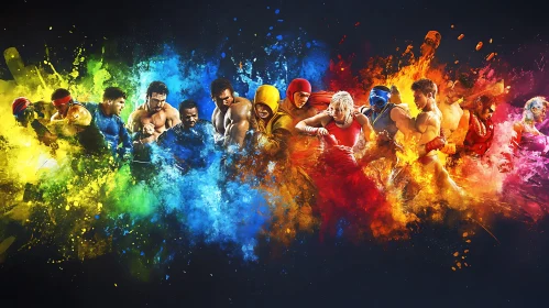 Spectral Hues of Sport People