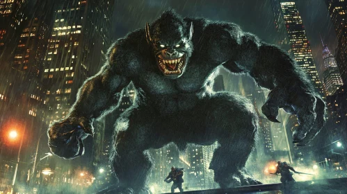 Giant Ape Confrontation