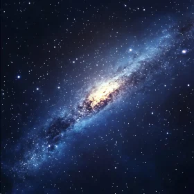 Galaxy of Stars in Deep Space
