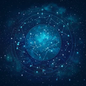 Starry Night: An Abstract Constellation Map