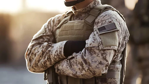 American Soldier Portrait
