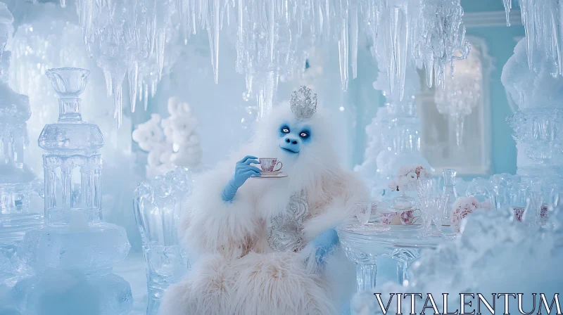Icy Tea Party with Yeti