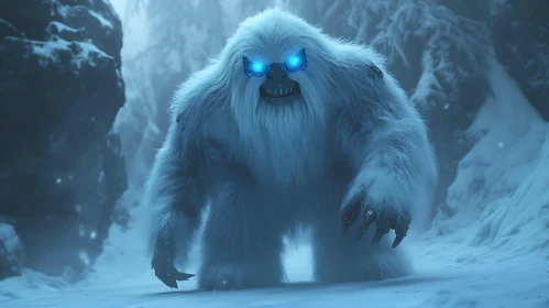 Abominable Snowman Portrait