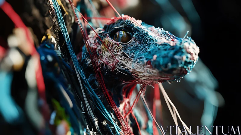 Dragon Head Sculpture: Wires and Fantasy