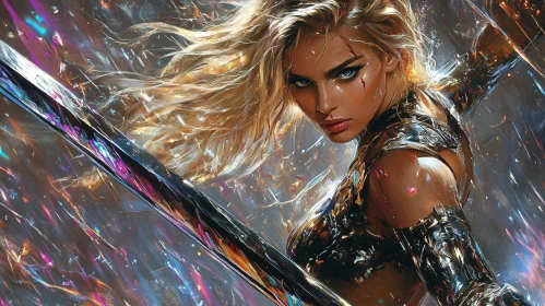 Female Warrior with Sword