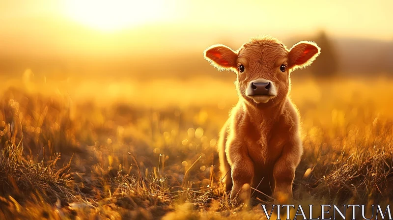 Golden Hour Calf Image