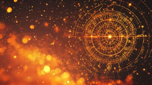 Golden Esoteric Astrology Chart