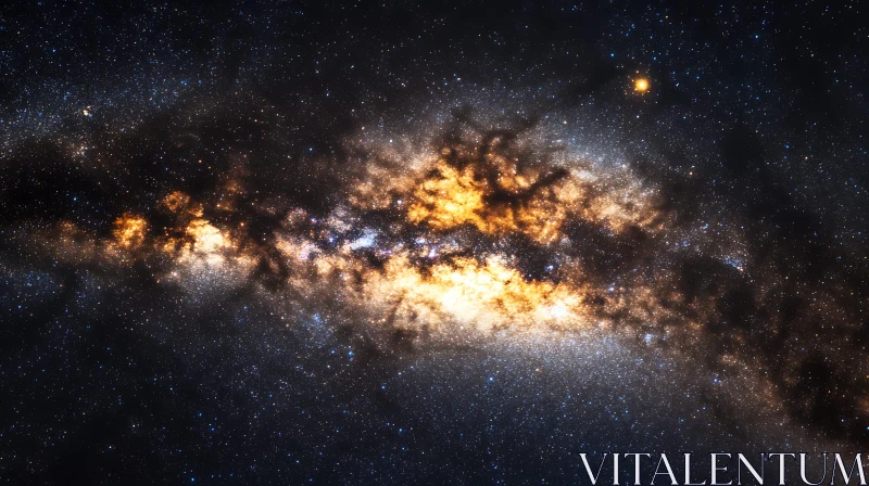 Cosmic River of Stars and Dust