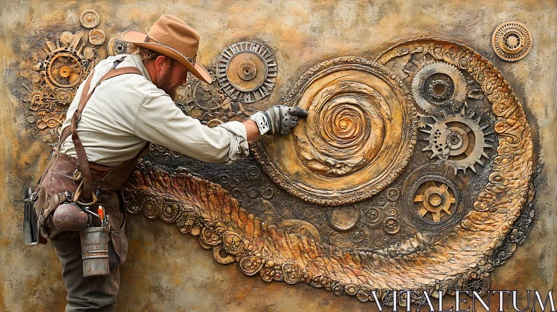 Mechanical Gears Steampunk Art