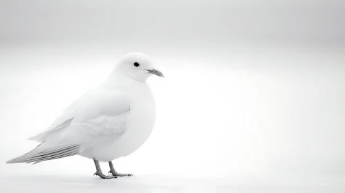 Monochrome Bird Portrait Fine Art