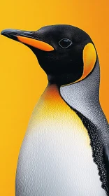 Vivid Penguin Portrait