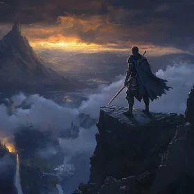 Cliffside Warrior: A Fantasy Realm
