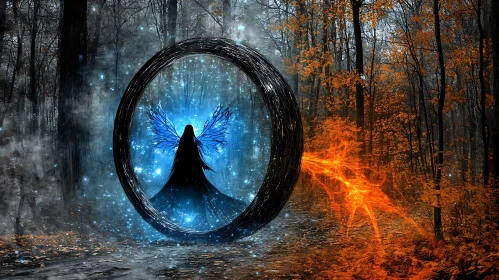 Mystical Portal in the Woods