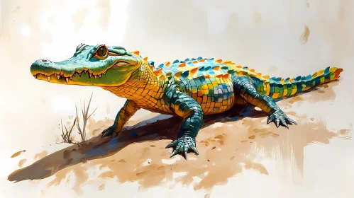 Artistic Reptile Artwork