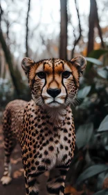 Cheetah Amongst Trees