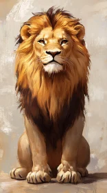 Regal Lion in Art
