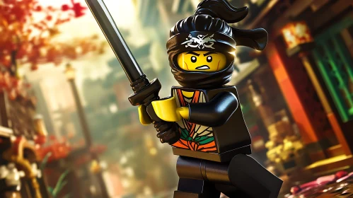 Lego Ninja Ready for Battle