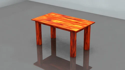 Classic Wood Table Furniture Piece