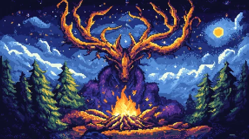 Night Creature Pixel Art