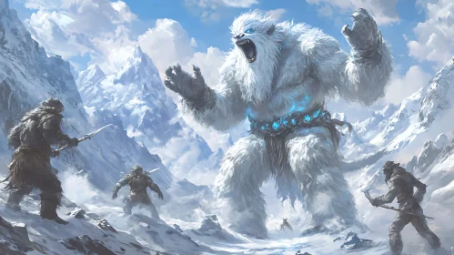 Giant Yeti Confrontation